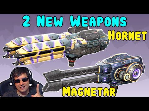 2 New Weapons HORNET & MAGNETAR War Robots Test Server Gameplay WR