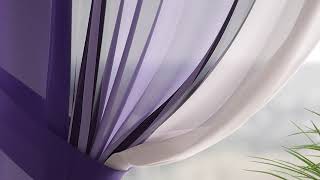 Комплект штор «Монглис (фиолетовый)» — видео о товаре