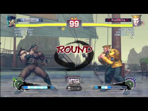 AoA Spitekiller (M. Bison) vs major twinkie (Guile)