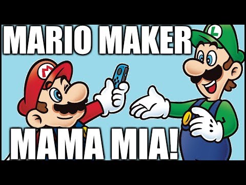 MARIO MAKER? MAMA MIA! | Super Mario Maker | Part 5 | The Basement
