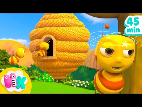 Bikuben 🐝 Lær Å Telle Med Barnesanger | Norske Sanger For Barn | HeyKids