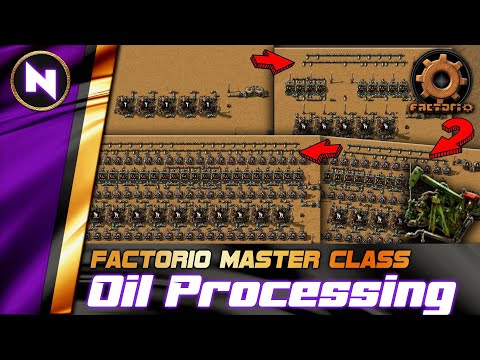 OIL REFINING & PROCESSING from Early, Mid to Late game -  Factorio 0.18 Tutorial/Guide/How-to
