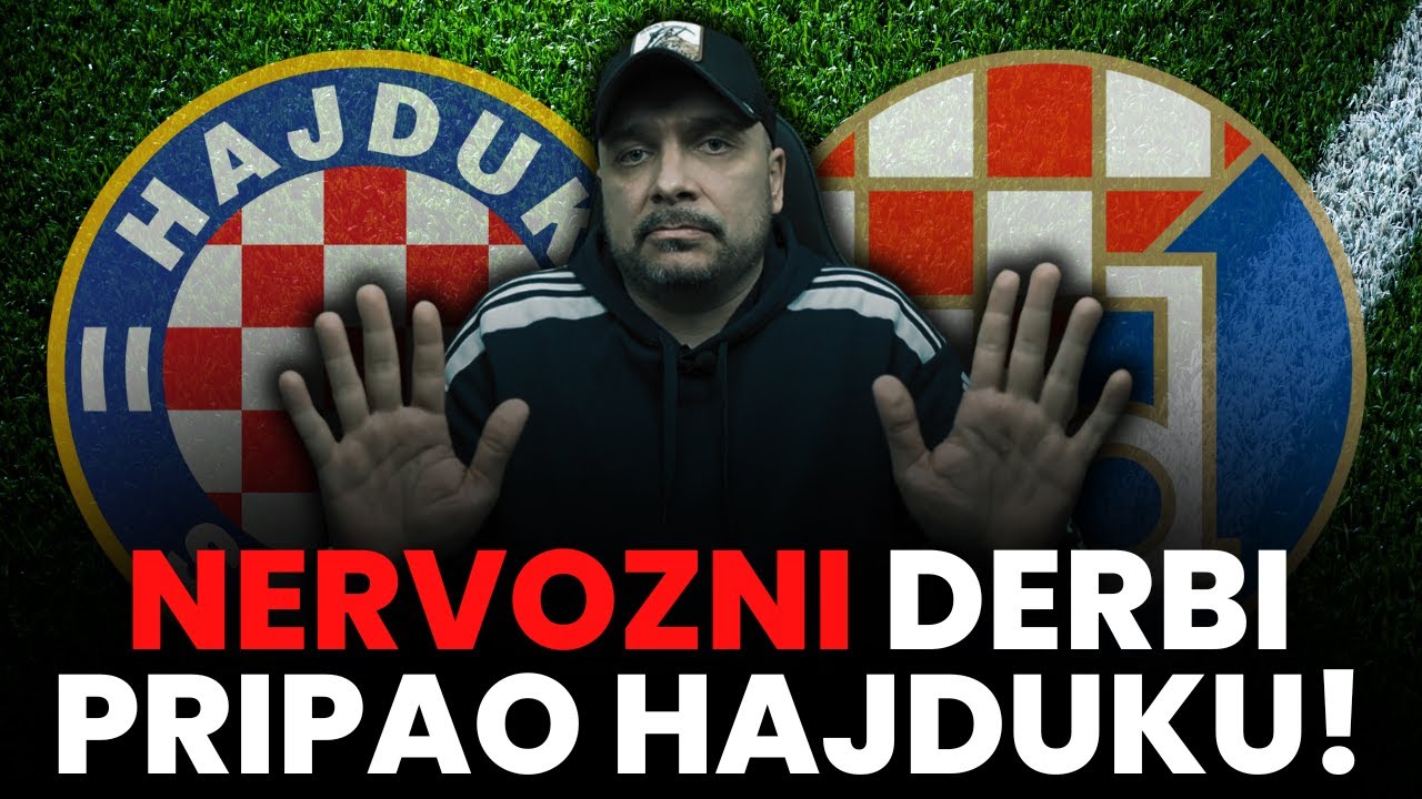 HAJDUK vs DINAMO 1:0! HAJDUK ZASLUŽENO POBJEDIO!
