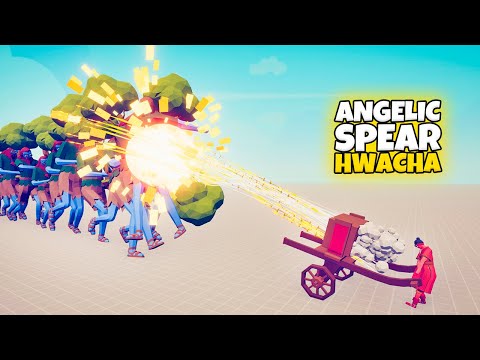 ANGELIC SPEAR HWACHA vs EVERY FACTION | TABS Totally Accurate Battle Simulator Gameplay
