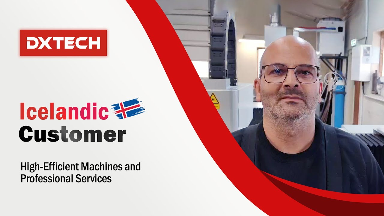 Icelandic Customer Reviews the DXTECH 1540FL Metal Sheet CNC Fiber Laser Cutting Machine