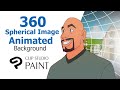 360 Spherical Image Animated Background In Clip Studio