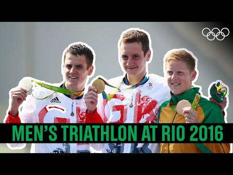 🥇A. Brownlee 🥈J. Brownlee 🥉Schoeman - Men's Triathlon at Rio 2016!
