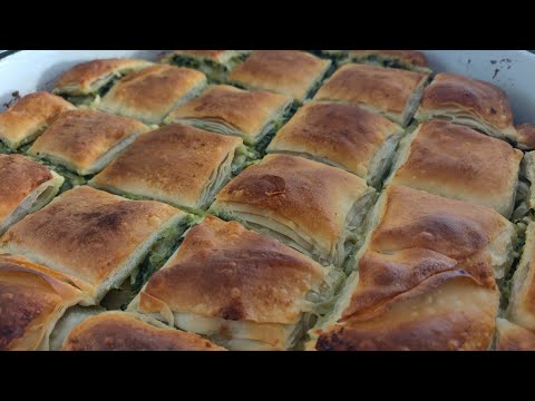 Zeljanica sa 40 listica!40 layers spinach borek!