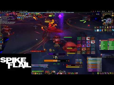 Spike Flail vs  Mythic Il'gynoth, Corruption Reborn   Destro Lock and RL PoV