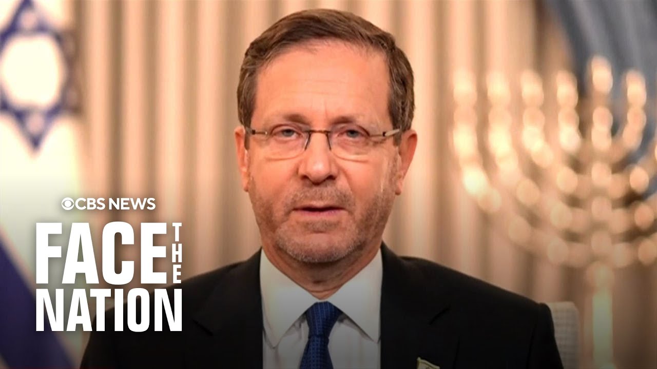 Israeli President Isaac Herzog says "the world has to be with us" in Middle East fight