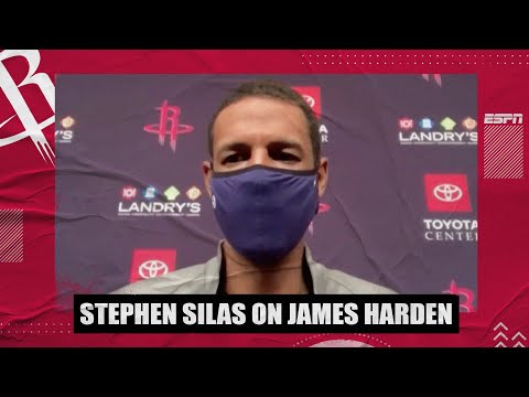 斯蒂芬-塞拉斯談詹姆斯-哈登缺席火箭隊訓練｜NBA on ESPN (Stephen Silas talks James Harden missing Rockets practice | NBA on ESPN)