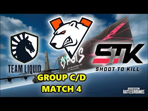 VIRTUS PRO - TEAM LIQUID - STK - PGI.S - GROUP C&D - MATCH 4 - PUBG