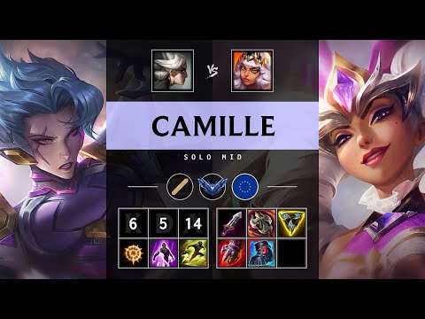 Camille Mid vs Qiyana - EUW Diamond Patch 25.15