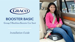 Graco Booster Basic installation video