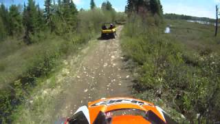 preview picture of video 'Voyageur Multi Use Trail System - POV GoPro Trail Riding Part 1'