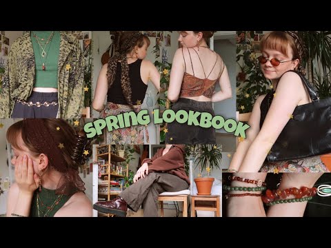 thrifted spring wardrobe (grunge, fairy, hippie...)
