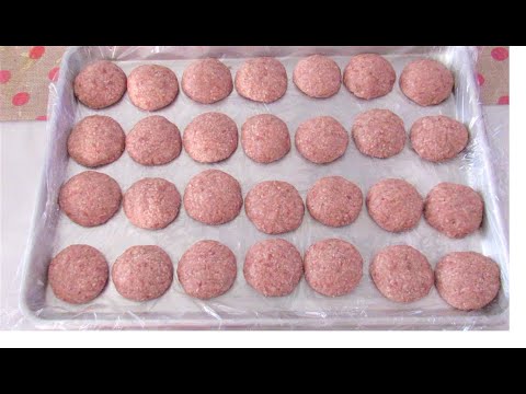 Rice Dumplings Without Filling (Iraqi Kubba Kibbeh Yakhni)/