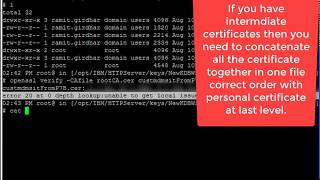 Solved !!! How to verify a ssl certificate chain - unable to get local issuer certificate