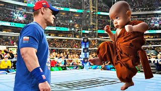 ❄️WWE 2K24 | John Cena vs Fighter Monk : WWE2K June 4, 2025
