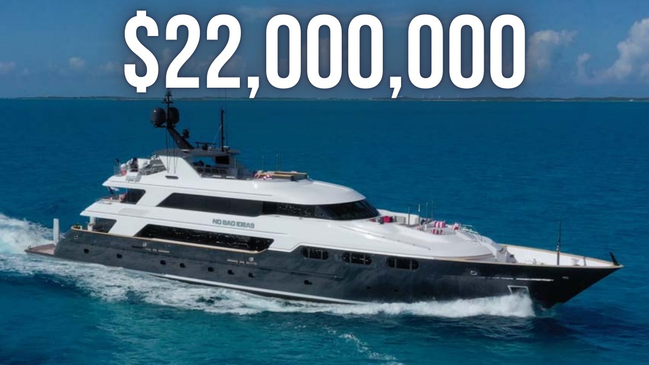 Touring a 48M Trinity SuperYacht | See Inside an American SUPERYACHT after a $20,000,000 REFIT!