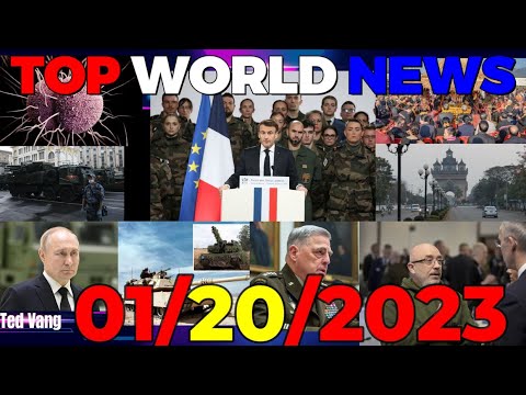 UKRAINE TSIS TAU TXAIS KEV PAB-GERMANY & MEKAS TSIS KAM [TOP NEWS AROUND THE WORLD] 01/20/23 (1 HR)