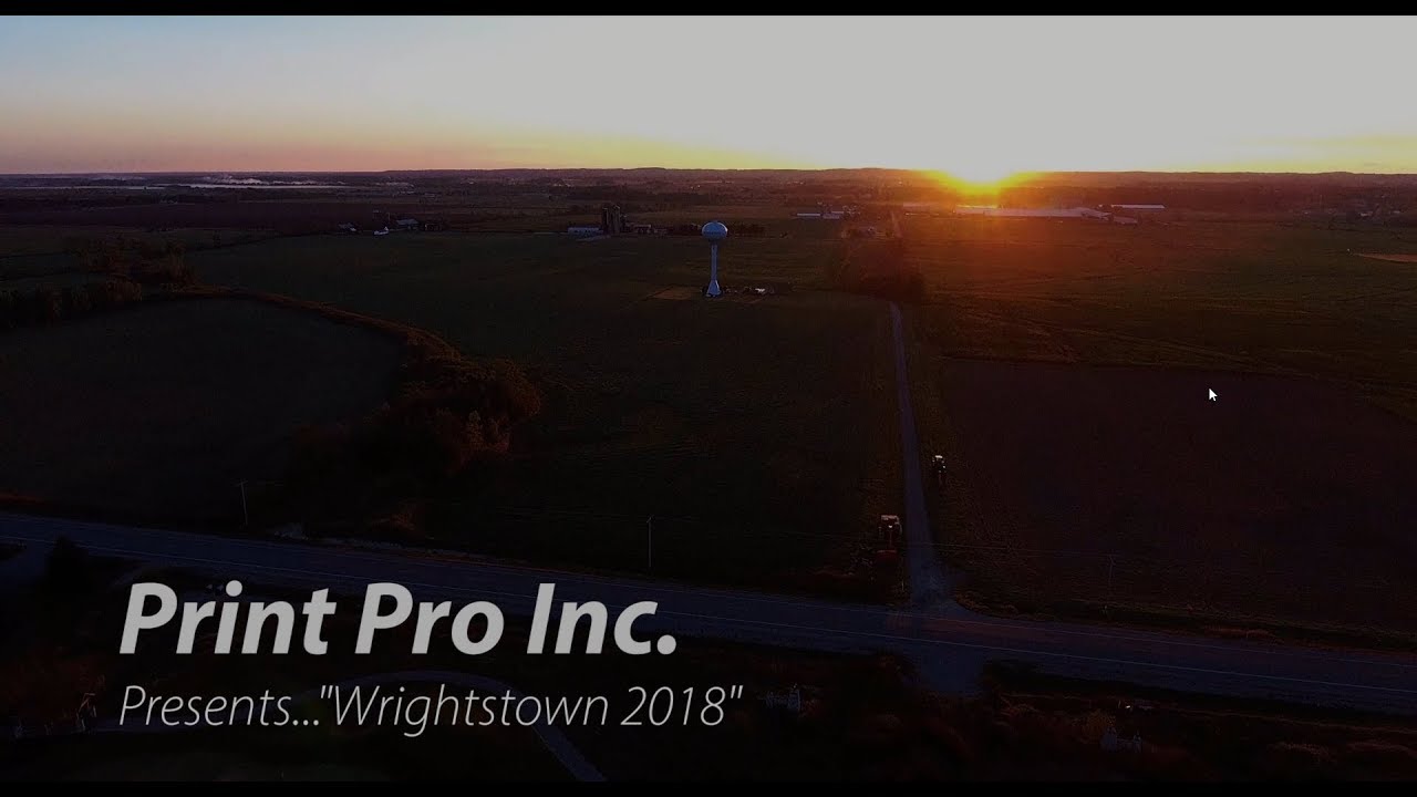 Print Pro Inc. new Wrightstown construrction time lapse 2018