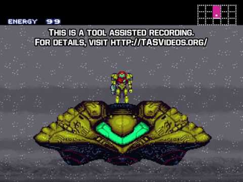 [TAS] [Obsoleted] SNES Super Metroid "game end glitch" by Sniq, Taco & Total in 07:14.67