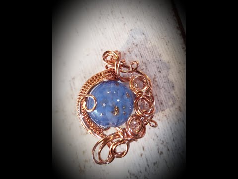 Weave and Swirl Pendant/Necklace - Cheryl St. Pierre of Majestic Wire Artworks