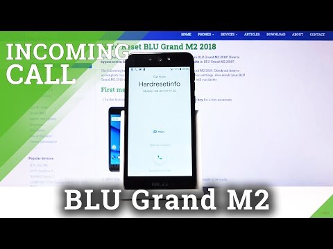 BLU Grand M2 2018 Incoming Call Screen Presentation