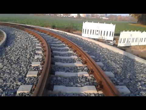 Mainzelbahn Mainz: Gleis Überführung am Ostergraben