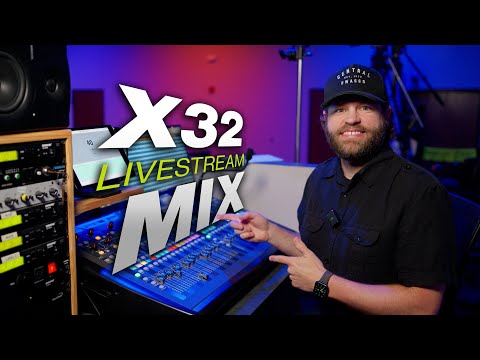 Broadcast Mix on an X32 - UN-manned, UN-monitored, GREAT sound!  (FREE Scene File)