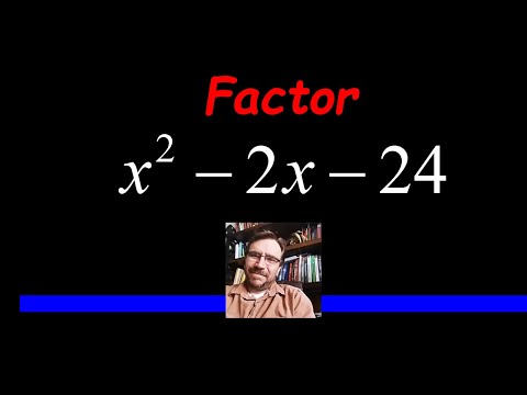 How to Factor the Trinomial - A Product of Two Binomials with Check