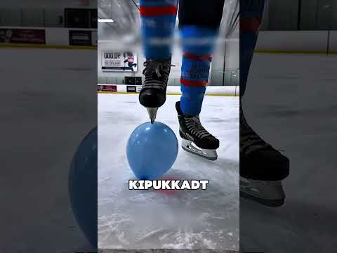 Ez a gyerek kipróbálta a korcsolyáját 🤯