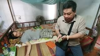 Phong (54 years old)'s health has improved, he donated money from a benefactor to help him...