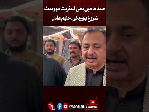 پنجاب میں اسٹریٹ موومنٹ شروع ہوچکی، حلیم عادل