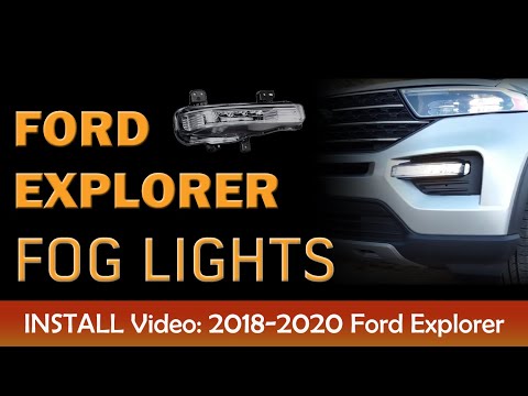 Winjet's 2018 2020 Ford Explorer Fog Lights Install (CFWJ-0694-C)
