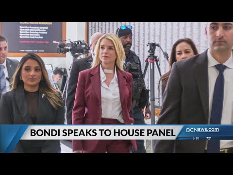 Pam Bondi declines to discuss Trump's role in Epstein files handling