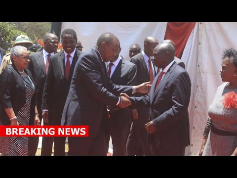 LIVE! GACHAGUA AND HIS NEW TEAM STORMS FUNERAL IN MURANGA COUNTY TO DESTROY RUTO
