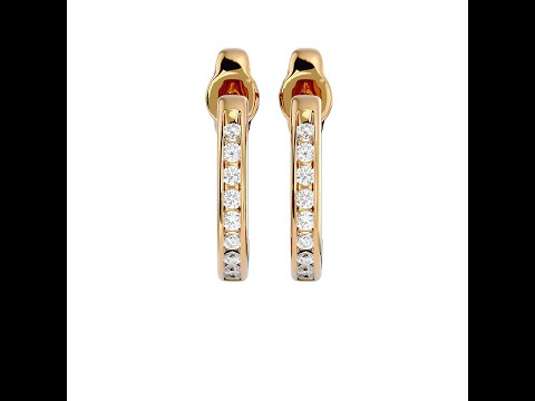 Cercei Aur 18k Diamante  - Olga