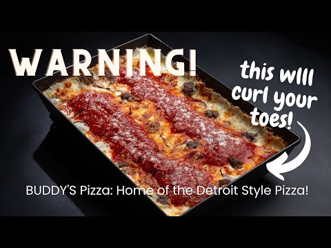 History of Detroit Style Pizza:  Buddy's Pizza 🍕