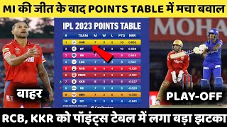 IPL 2023 Today Points Table | MI vs PBKS After Match Points Table | Ipl 2023 Points Table