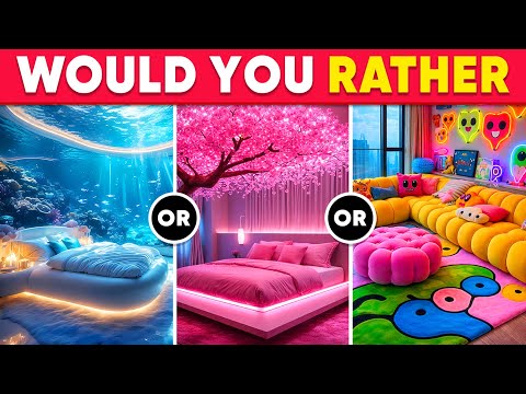 Would You Rather - PINK 💗 or BLUE 🐳 or RAINBOW 🌈 | Daily Quiz