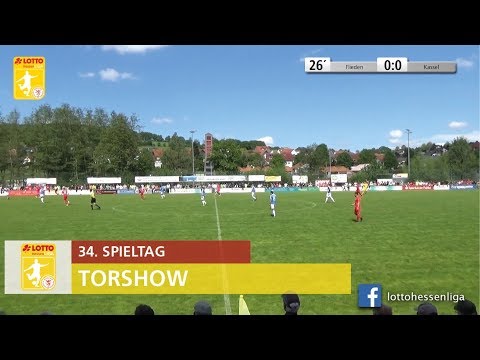 Torshow 34. Spieltag LOTTO Hessenliga 2018/2019