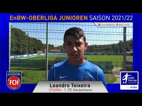 EnBW-Oberliga - 1. FC Heidenheim 1846 - 21/22 - Leandro Teixeira