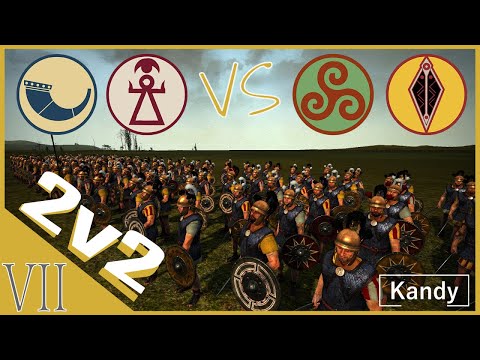 Total War : Rome II : Land Battle #VII Nervii Carthage V Lusitania Boii