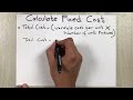 How to Calculate Fixed Cost - Easy Way