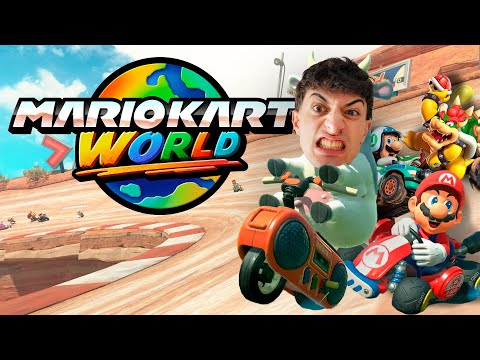 Mi PRIMERA PARTIDA en MARIO KART WORLD 🌍