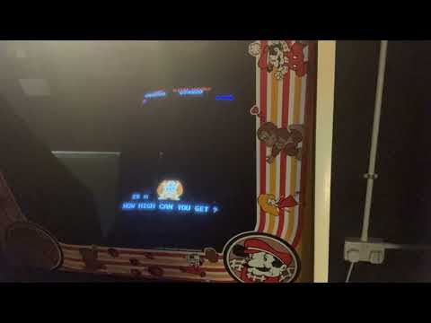 Donkey Kong Hard Roms 97900 points at North West Computer Museum Leigh 