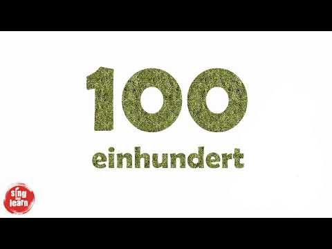 German 1-100 Numbers Song Zahlenlied Zählen von 1 bis 100 Zahlenlied Zahlen Lernen
