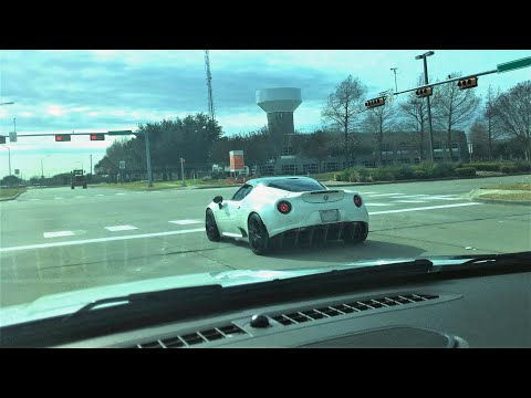 Alfa Romeo 4C vs Chevy SS (street race)